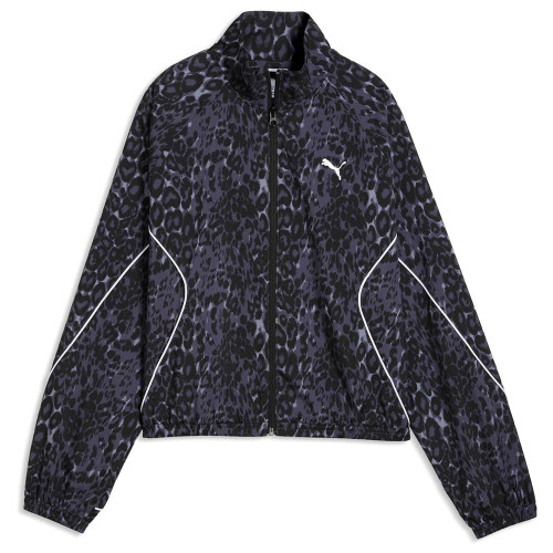 Puma Γυναικεία ζακέτα Sport Relaxed Animal Printed Full-Zip Jacket